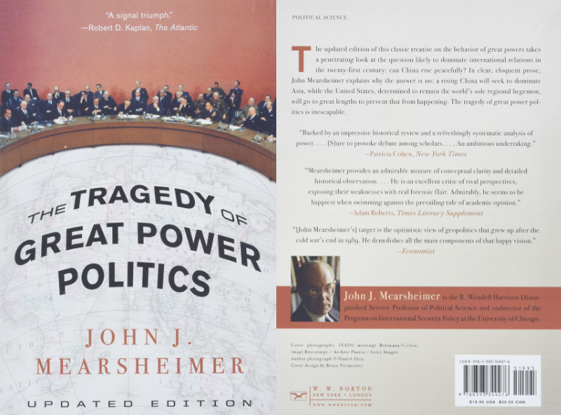 The Tragedy of Great Power Politics Book Cover